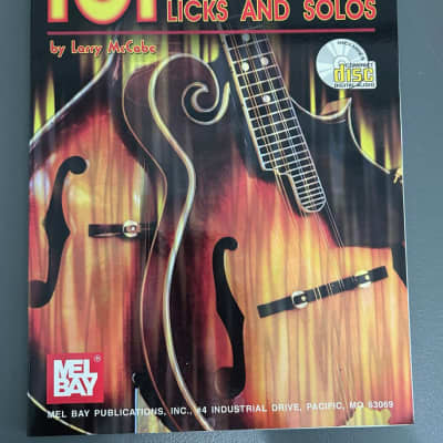 101 Red Hot Bluegrass Mandolin Licks and Solos CD Sheet Music Lesson Song Book for sale