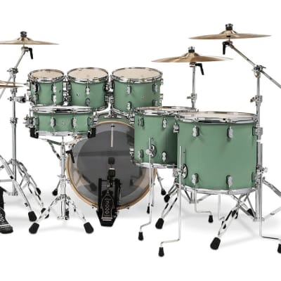 PDP PDCM2217SF Concept Maple 7x8/8x10/9x12/12x14/14x16/18x22/5.5x14" 7pc Shell Pack with Chrome Hard image 2