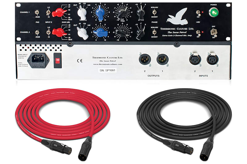 Thermionic Culture Snow Petrel | Stereo Tube Mic Pre Amp & Equalizer | Pro Audio LA image 1