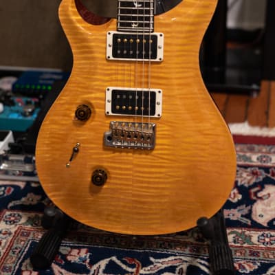 PRS Custom 24 Left Handed - 2015 30th Anniversary - 10 Top - Rare - Honey - Lefty - Great Condition image 3