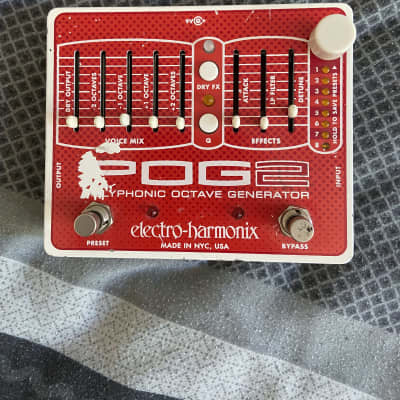 Electro-Harmonix POG2 Polyphonic Octave Generator 2009 - Present - Red / White image 1