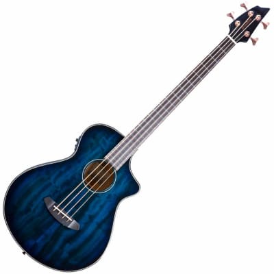 Breedlove Pursuit Exotic S Concert Twilight CE All Myrtlewood Limited Edition Acoustic Bass Guitar image 2