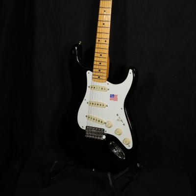 Fender - Eric Johnson Stratocaster - Maple Fingerboard - Black - Black for sale