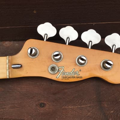Fender Telecaster Bass vintage 1973 factory original maple neck w/tuners image 1
