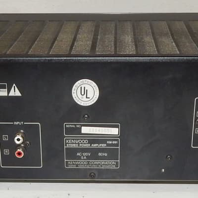 Kenwood KM-991 stereo power amplifier image 6