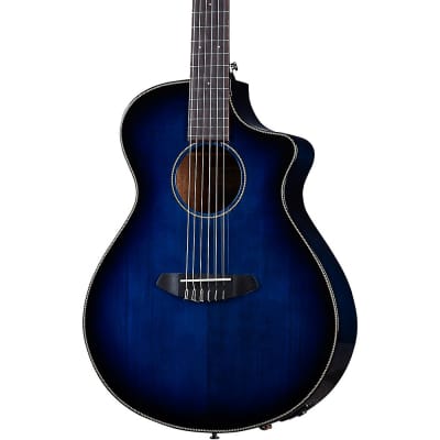 Breedlove Discovery S Concert Nylon CE European Spruce-African Mahogany Acoustic-Electric Guitar Twilight Burst for sale