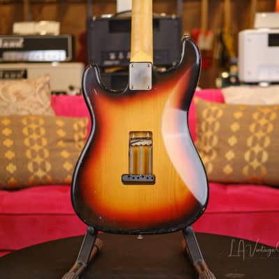 K-Line Springfield S-Style Electric Guitar - In a Relic Three Tone Sunburst Finish #030522! image 7