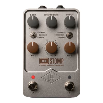 Reverb.com listing, price, conditions, and images for universal-audio-ox-stomp-dynamic-speaker-emulator