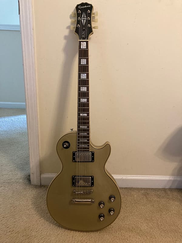 Epiphone Les Paul Custom PRO 2012 - 2019 TV Silver | Reverb