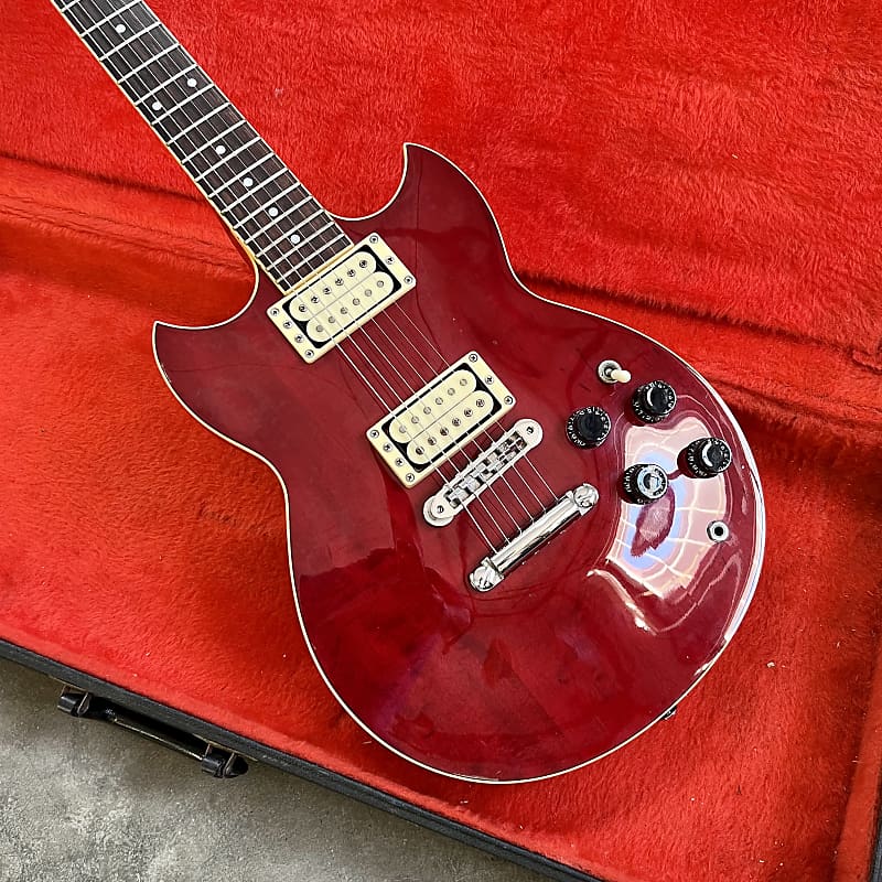 Yamaha SBG-500 c 1980 original vintage MIJ Japan trans Ruby double cut  custom sg1000 sg2000