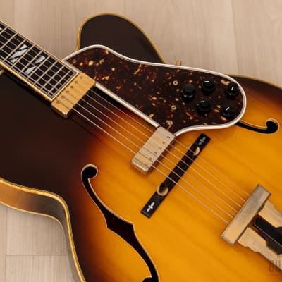 1976 Greco J-115 Vintage Johnny Smith Archtop Guitar Sunburst 100% Original, Japan Fujigen image 8