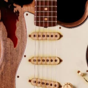 Fender Custom Shop Rory Gallagher Tribute Stratocaster  3 Tone Sunburst image 6