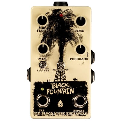 Old Blood Noise Endeavors Black Fountain V3 + Tap Tempo Oil Can Delay Effect Pedal image 1