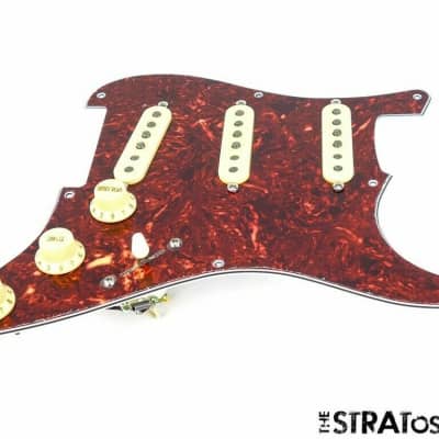 NEW Fender Stratocaster LOADED PICKGUARD Texas Special Brown Tortoise 8 Hole image 1