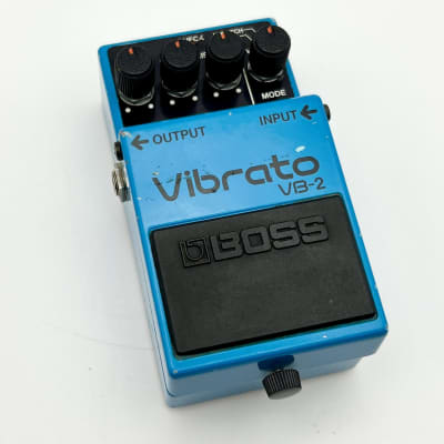 Vintage 1982 Boss VB-2 Vibrato Effects Pedal Black Label Made | Reverb
