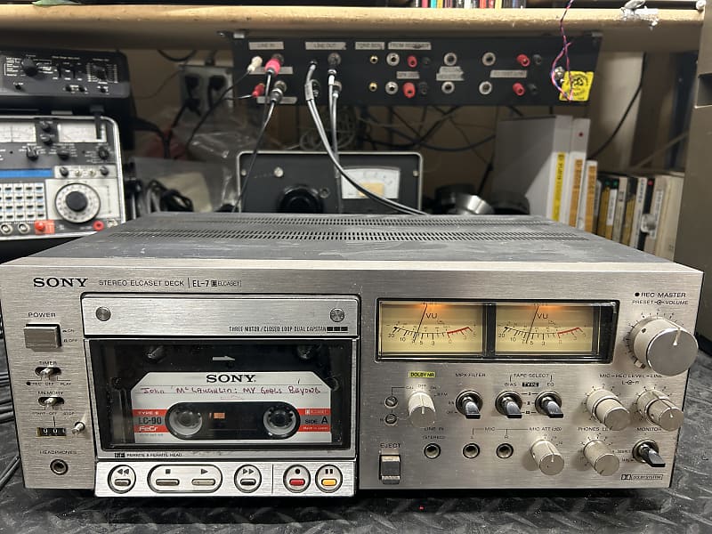 Sony EL-5 Elcaset rare large format 3 head cassette deck SERVICED!  			