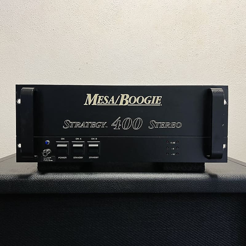 Mesa Boogie Strategy 400 stereo 1988 vers.B | Reverb UK