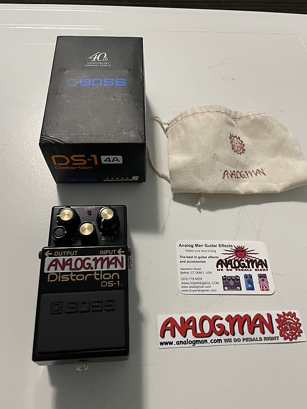 Analogman Boss DS-1 Pro Mod with Midrange Knob Black