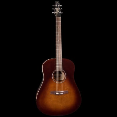 Seagull S6 Original Burnt Umber QIT Acoustic Guitar for sale
