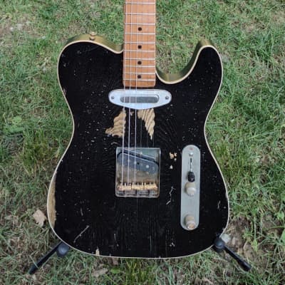 TG Guitars Custom Telecaster The Sleeper Made from Old Growth Wormy Ash from 1880 Barn Beam image 1