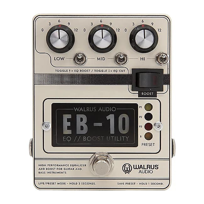 Walrus Audio EB-10 Preamp/EQ/Boost image 1