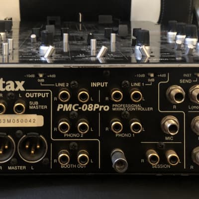 Vestax Pmc 08 pro hybrid digital scratch mixer 2008 Black