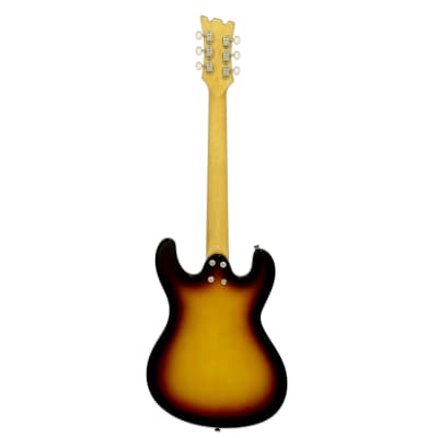 Aria Retro Classic Electric Guitar  3TS (3Tone Sunburst) DM 206 3TS image 3