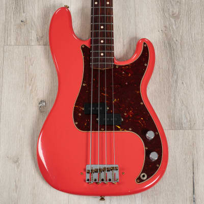 Fender Custom Shop Pino Palladino Precision Bass, Fiesta Red over Desert Sand image 2