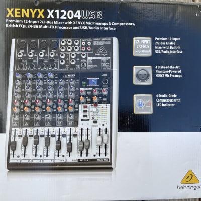 Behringer Xenyx X1204USB Mixer with USB Interface Standard image 3