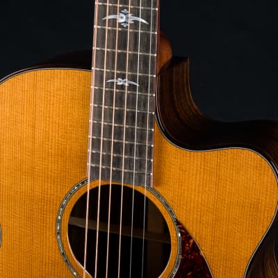 Huss and Dalton OM-C Thermo-Cured Adirondack Spruce and Indian Rosewood NEW image 8