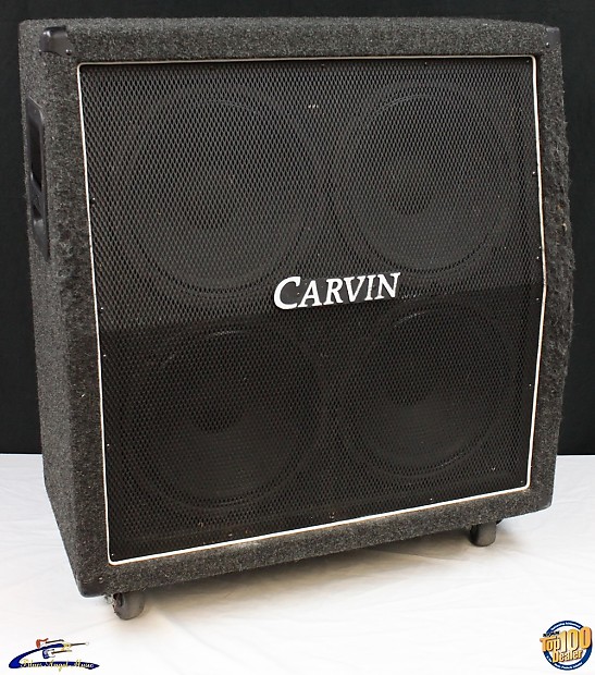 Carvin V412 4x12 Guitar Amplifier Speaker Cabinet Works Great Amp Cab 27937