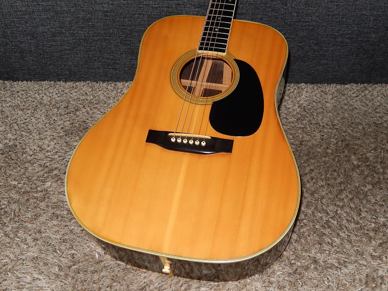 MADE IN JAPAN 1977 - YAMAKI YM800 - SIMPLY WONDERFUL - MARTIN D35 STYLE -  ACOUSTIC GUITAR