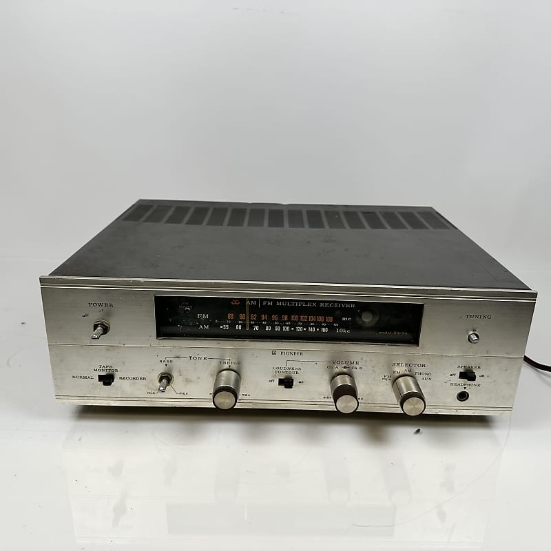 Vintage Pioneer SX-34 Stereo Tube Receiver (Made in Japan)  			