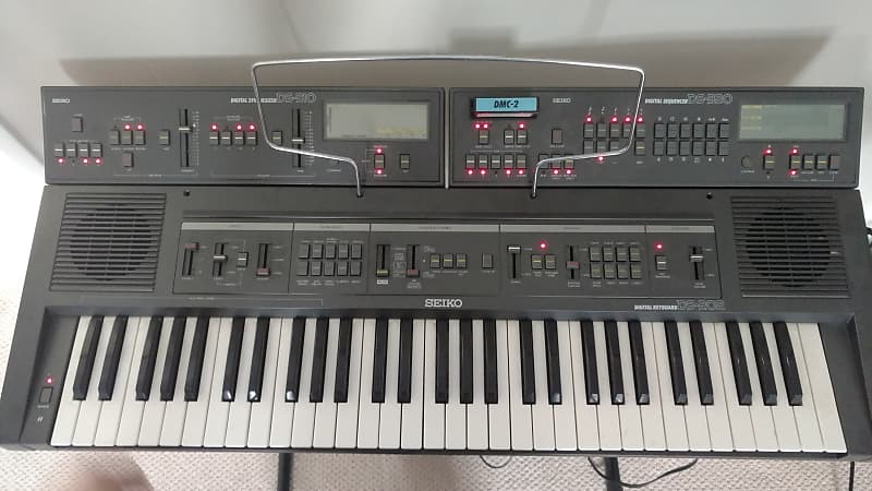 Seiko DS-202 / DS-310 / DS-320 Synthesizer Sequencer 1983 Black