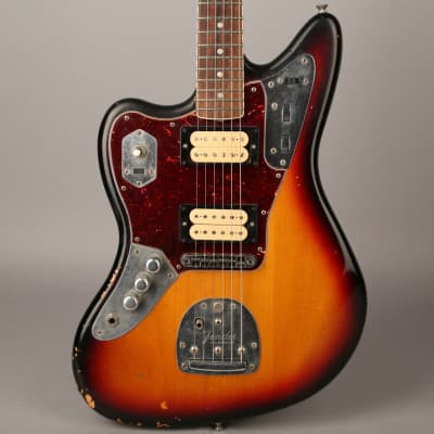 Fender Kurt Cobain Road Worn Jaguar - 2011 - Left Handed - Sunburst w/OHSC for sale