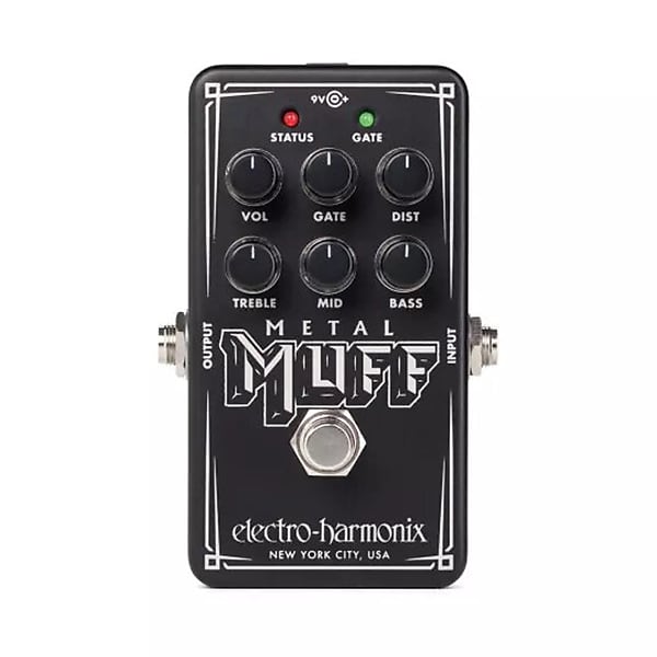 Mint EHX Electro Harmonix Nano Metal Muff Distortion Pedal with Noise Gate image 1