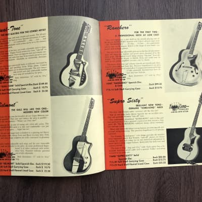 1956 Supro Catalog Case Candy Brochure image 4