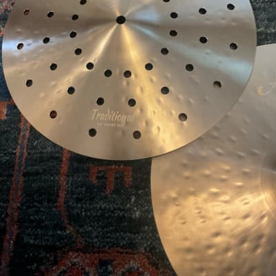 (MINT) Aisen 14” Traditional Hi-Hat Cymbals, Pair (w/ Holy Top Cymbal) image 2