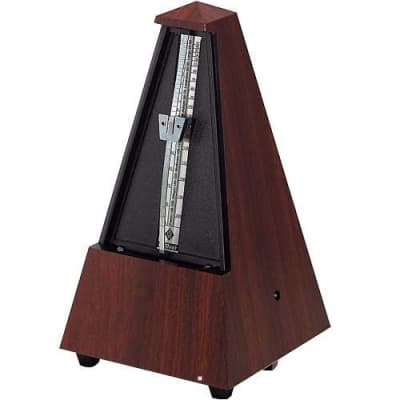 Wittner Analog Metronome Plastic Mahogany Grain without Bell image 2