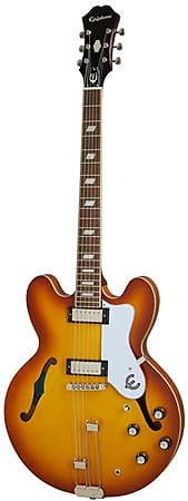 beep　Epiphone riviera Epiphone Riviera Semi-hollowbody Electric Guitar - Royal Tan