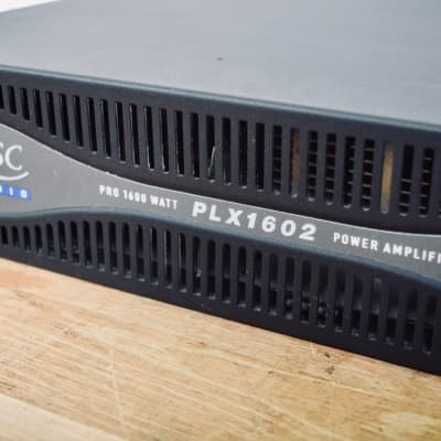 QSC PLX1602 2 channel PA power amplifier amp in excellent condition-church owned image 3