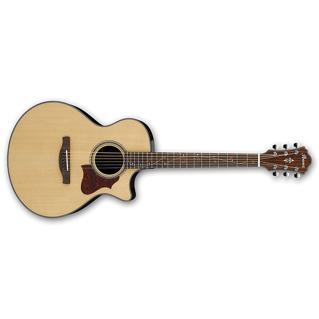 Ibanez AE305-NT Solid Sitka Spruce/Rosewood Acoustic/Electirc Guitar Natural High Gloss image 1