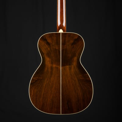 Santa Cruz 1934 OM Brazilian Rosewood and Adirondack Spruce with Wide Nut and Torch Inlay NEW imagen 3