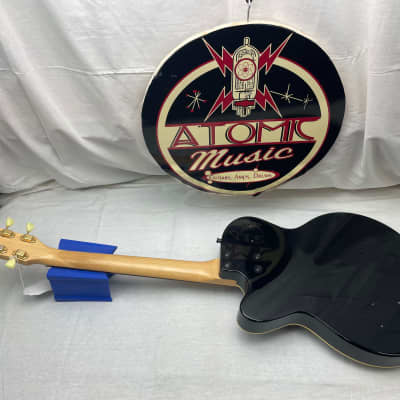 Yamaha AEX520 aex 520 Semi-Hollowbody Guitar - Black image 12