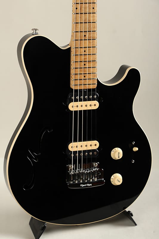 MUSIC MAN Axis Super Sport Semi-Hollow Black 2014 | Reverb