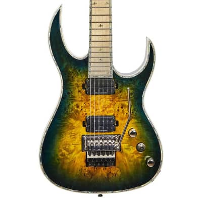 BC Rich Guitars Z6 Prophecy Archtop Electric Guitar with Floyd Rose, Case, Strap, and Stand, Reptile image 3