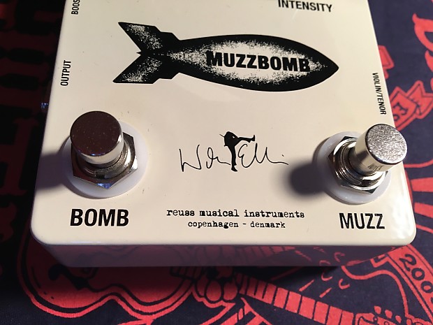 激レア/Reuss Muzzbomb WE-01 究極オクタヴィア∼ブースター Reuss Muzz Bomb, Clean Boost/Octavia Fuzz, Warren Ellis