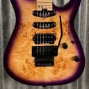 Charvel Pro-Mod DK24 HSS FR M Poplar Purple Sunset Guitar & Case #7469 Used