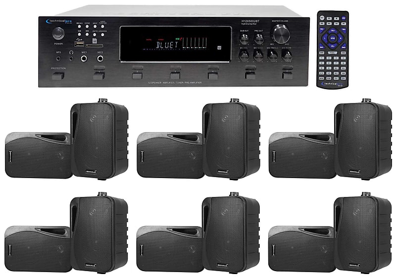 Technical Pro 6000w (6) Zone, Home Theater Bluetooth Receiver | Reverb