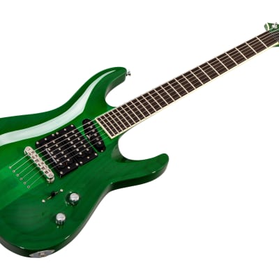 ギター esp stef-6 stephen carpenter model ESP Stephen Carpenter STEF-6 CS STG - See Thru Green